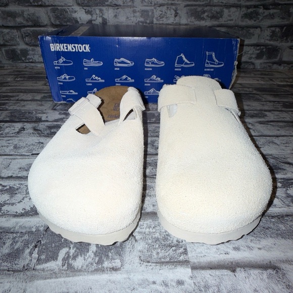 Birkenstock Shoes - Birkenstock Boston BS Antique White Sz 39 W 8 M 6 Narrow -VNDS W/box
